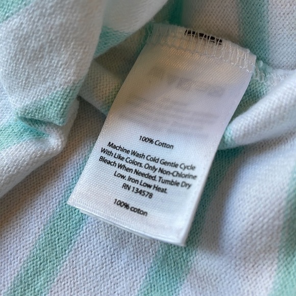 Vineyard Vines dress Mint Striped Sleeveless - Picture 7 of 8
